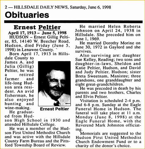 daily legacy obituaries by newspaper
